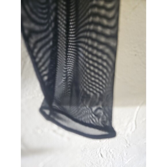 Escada Mesh And Beaded Body Suite Vtg Black Size L - Picture 5 of 10
